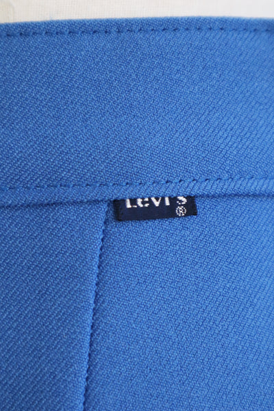 70s Levi's Center Press Pants Blue