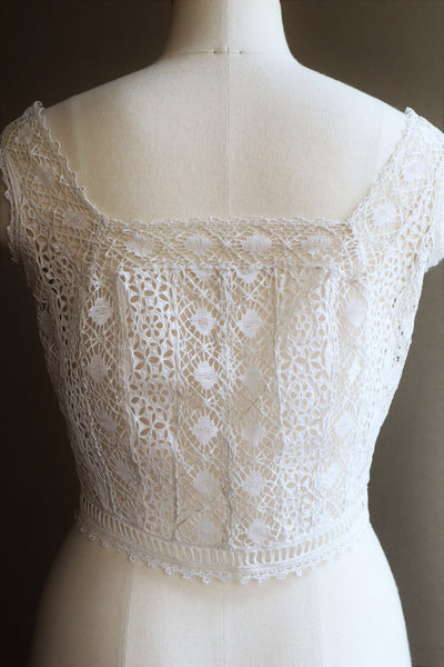 1900s All Lace Corset Cover