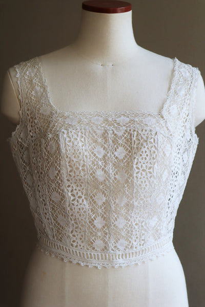 1900s All Lace Corset Cover