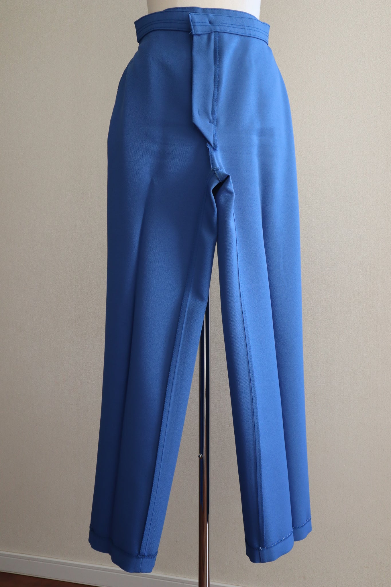 70s Levi's Center Press Pants Blue