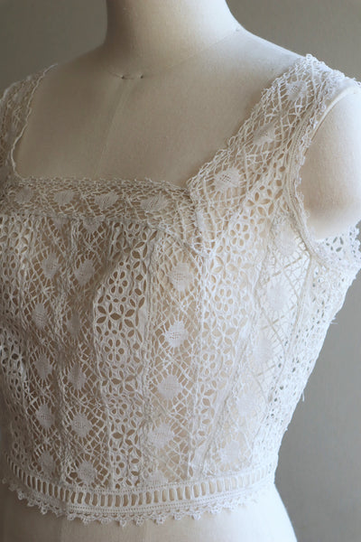 1900s All Lace Corset Cover