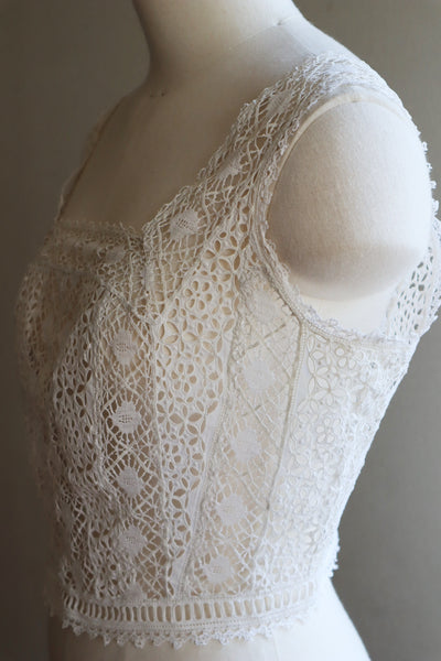 1900s All Lace Corset Cover