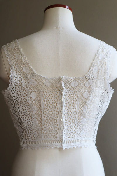 1900s All Lace Corset Cover