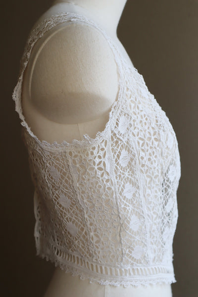 1900s All Lace Corset Cover