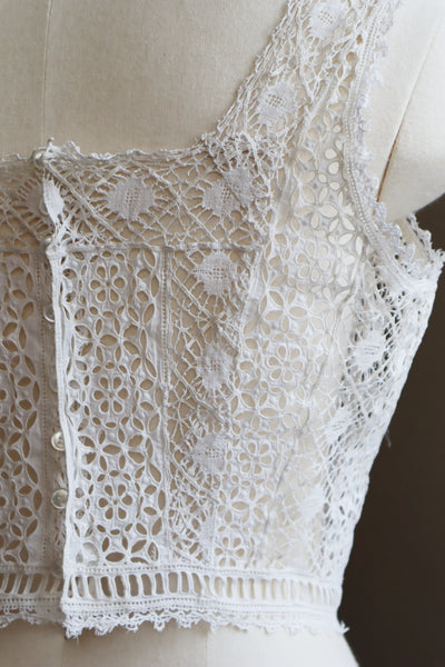 1900s All Lace Corset Cover