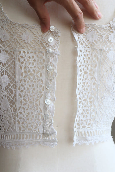 1900s All Lace Corset Cover