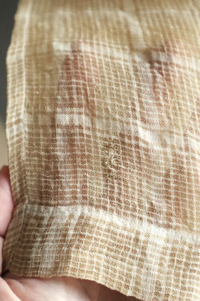 1890s Plaid Voile Blouse