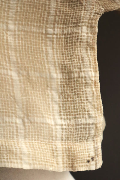 1890s Plaid Voile Blouse