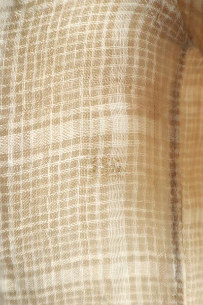 1890s Plaid Voile Blouse