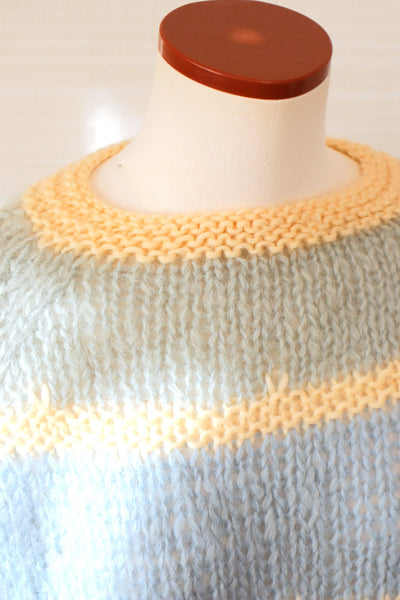 60s Blue Mohair Sweater