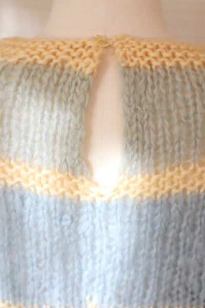 60s Blue Mohair Sweater