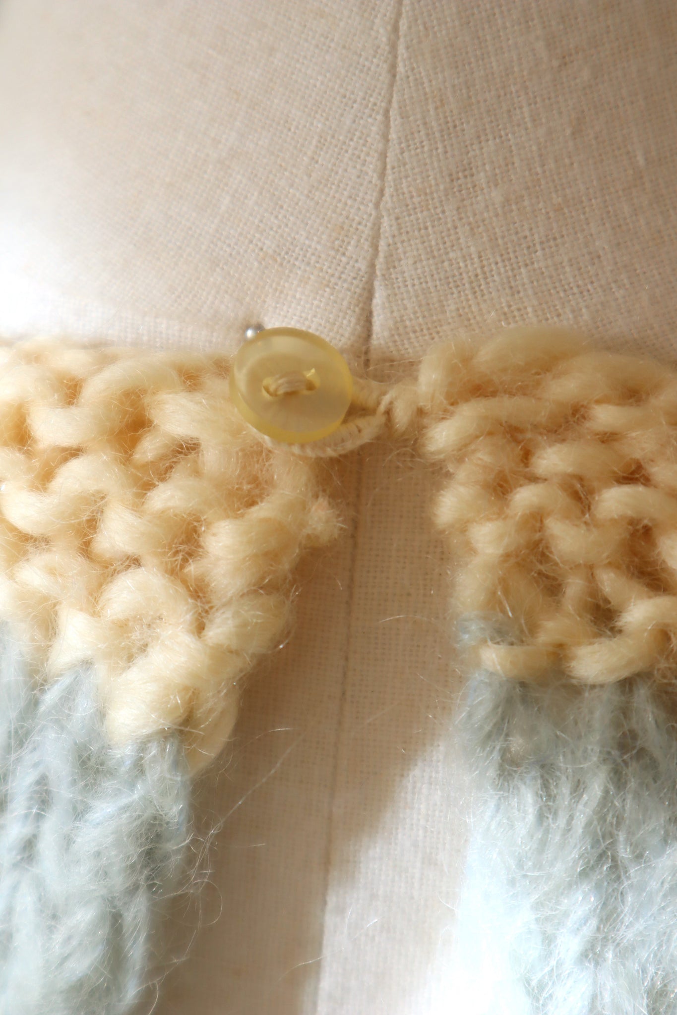 60s Blue Mohair Sweater