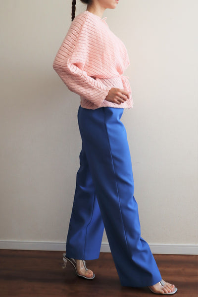 70s Levi's Center Press Pants Blue