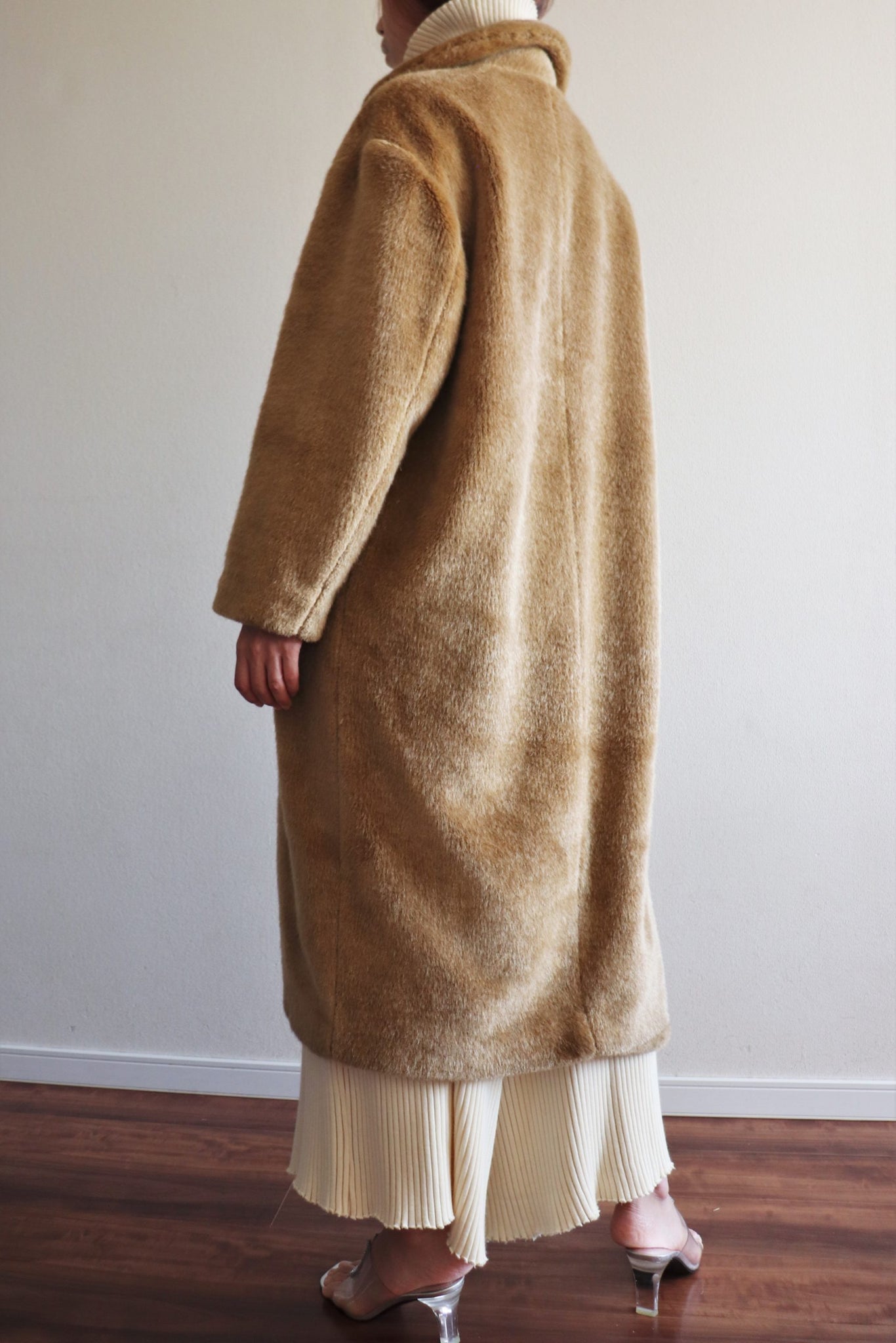 70s Faux Fur Long Coat