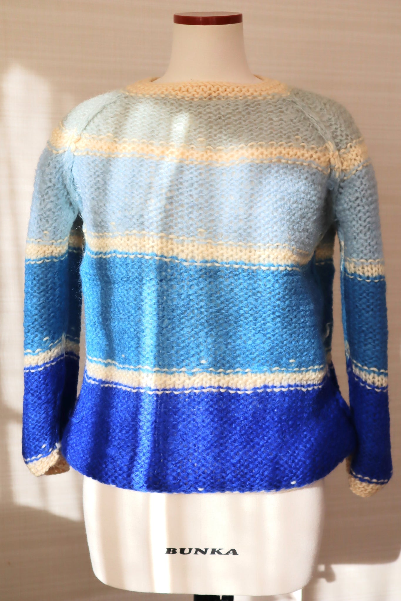 60s Blue Mohair Sweater