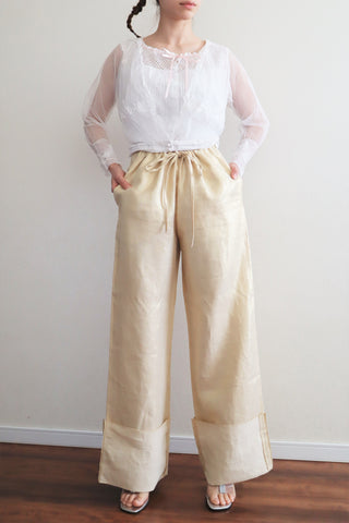 Deadstock Italian Max Mara Linen Pants