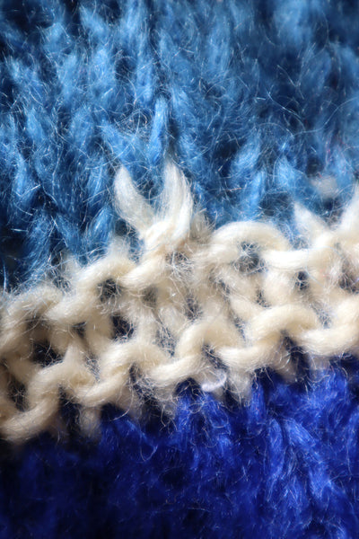 60s Blue Mohair Sweater