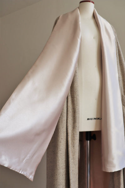 70s Moroccan Wool Swing Long Coat