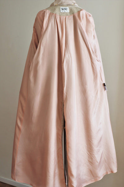 70s Moroccan Wool Swing Long Coat