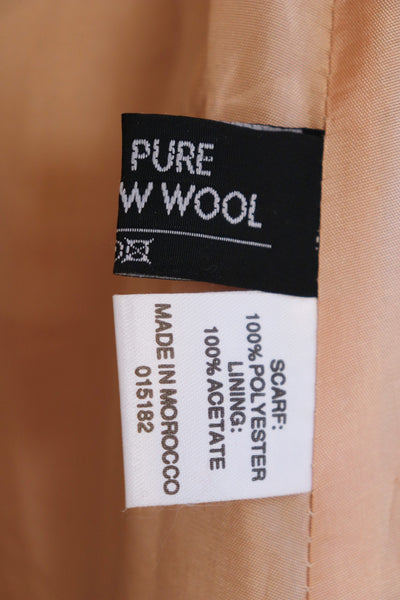 70s Moroccan Wool Swing Long Coat