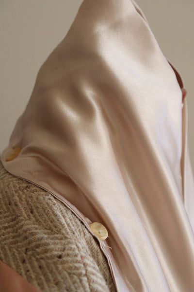 70s Moroccan Wool Swing Long Coat