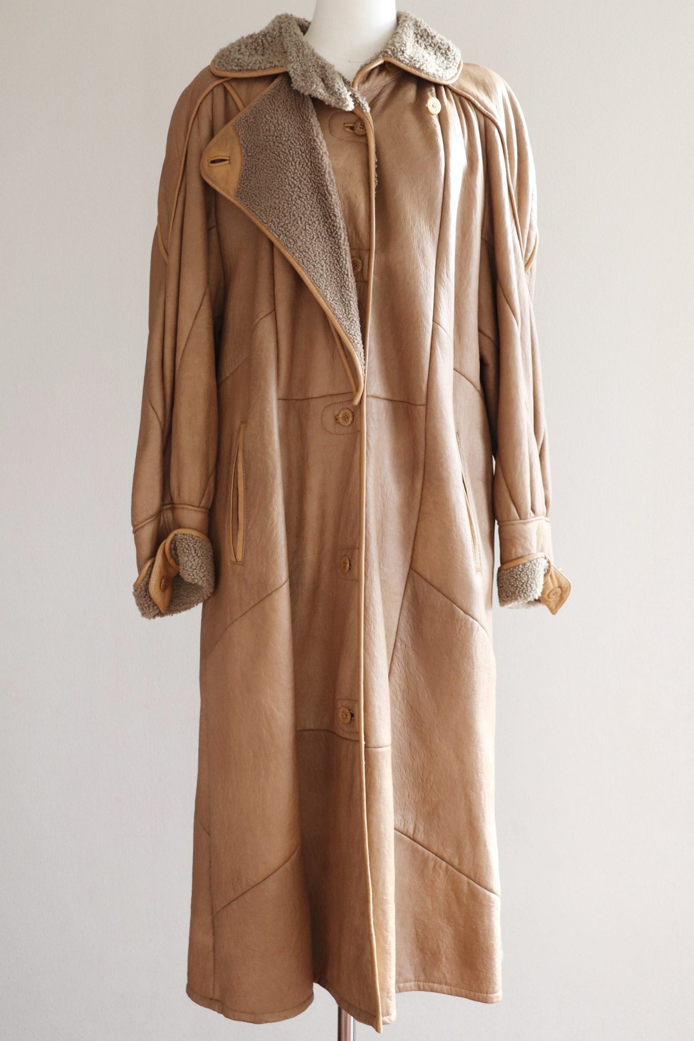 70s Leather Coat