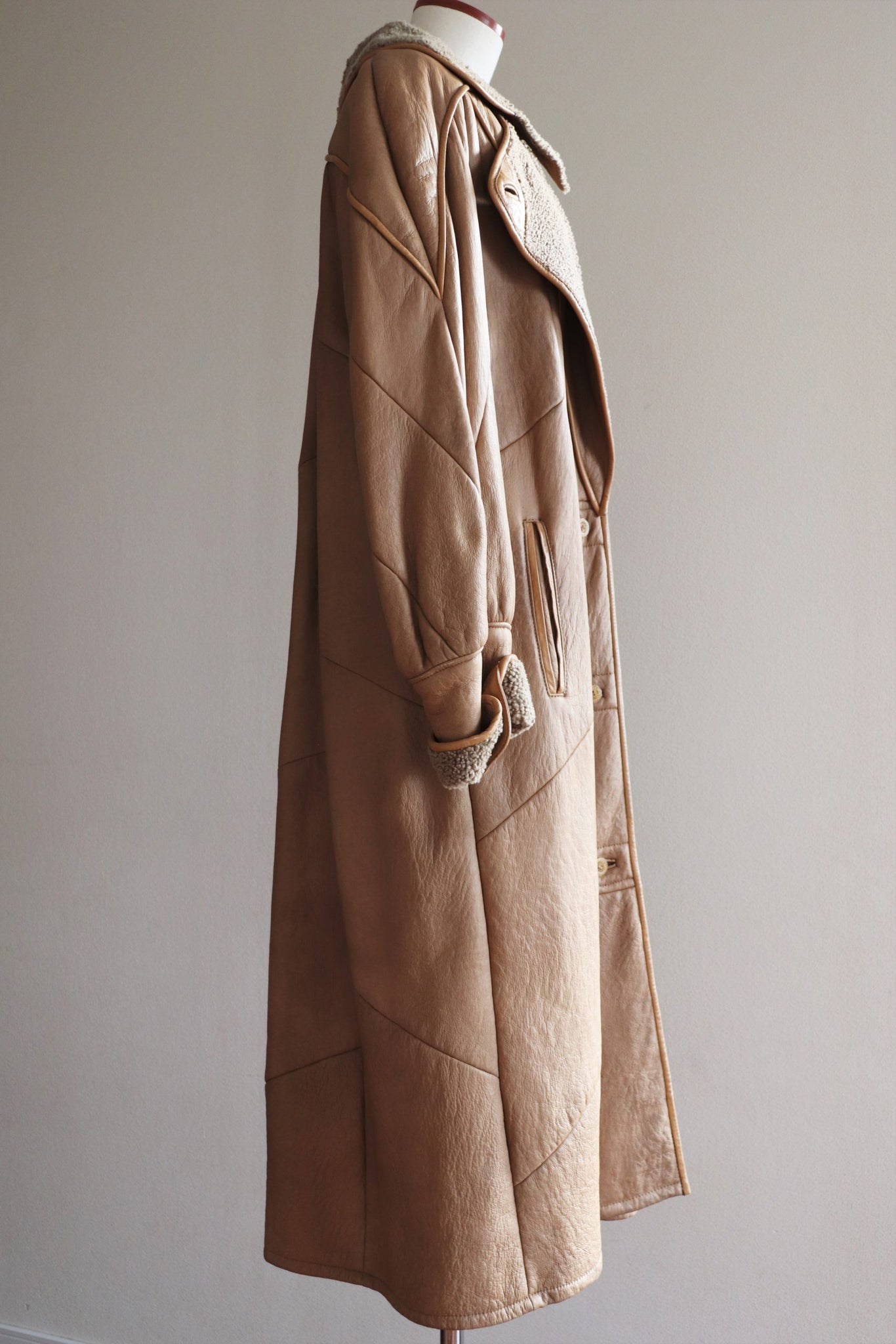 70s Leather Coat