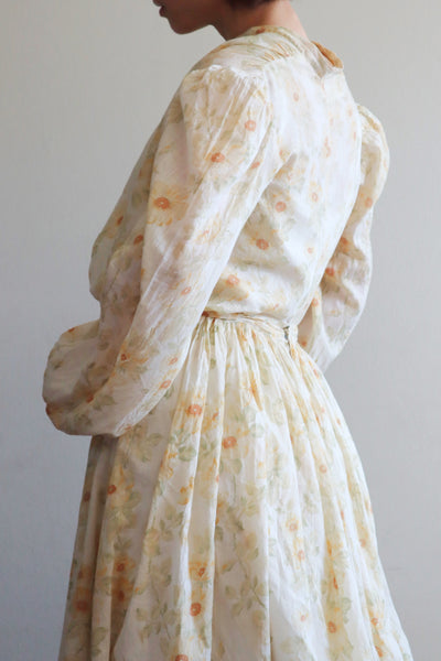 1900s Edwardian Rose Muslin Blouse