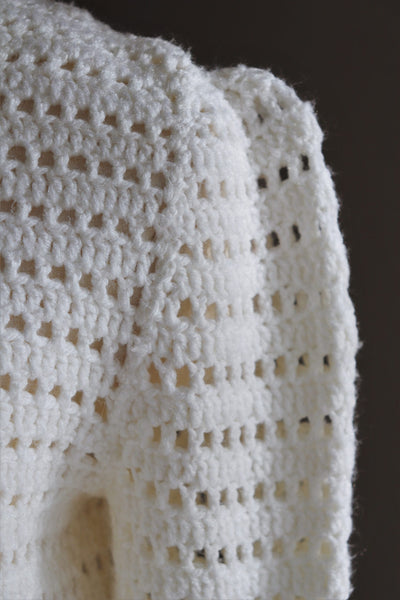 70s Crochet Floor Length Dress