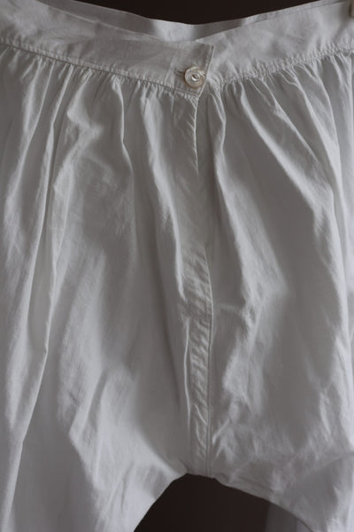 19th Victorian Cotton Long Bloomers