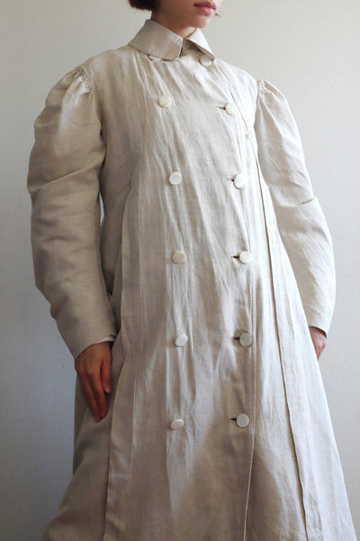 1900s Linen Duster Coat