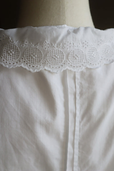 1910s Ruffle Lace Tuck Design Blouse