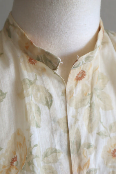 1900s Edwardian Rose Muslin Blouse