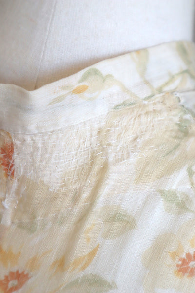 1900s Edwardian Rose Muslin Blouse