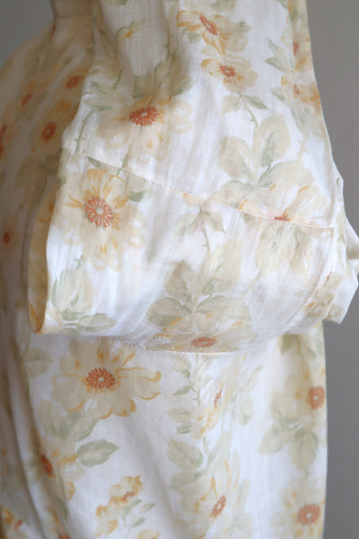 1900s Edwardian Rose Muslin Blouse