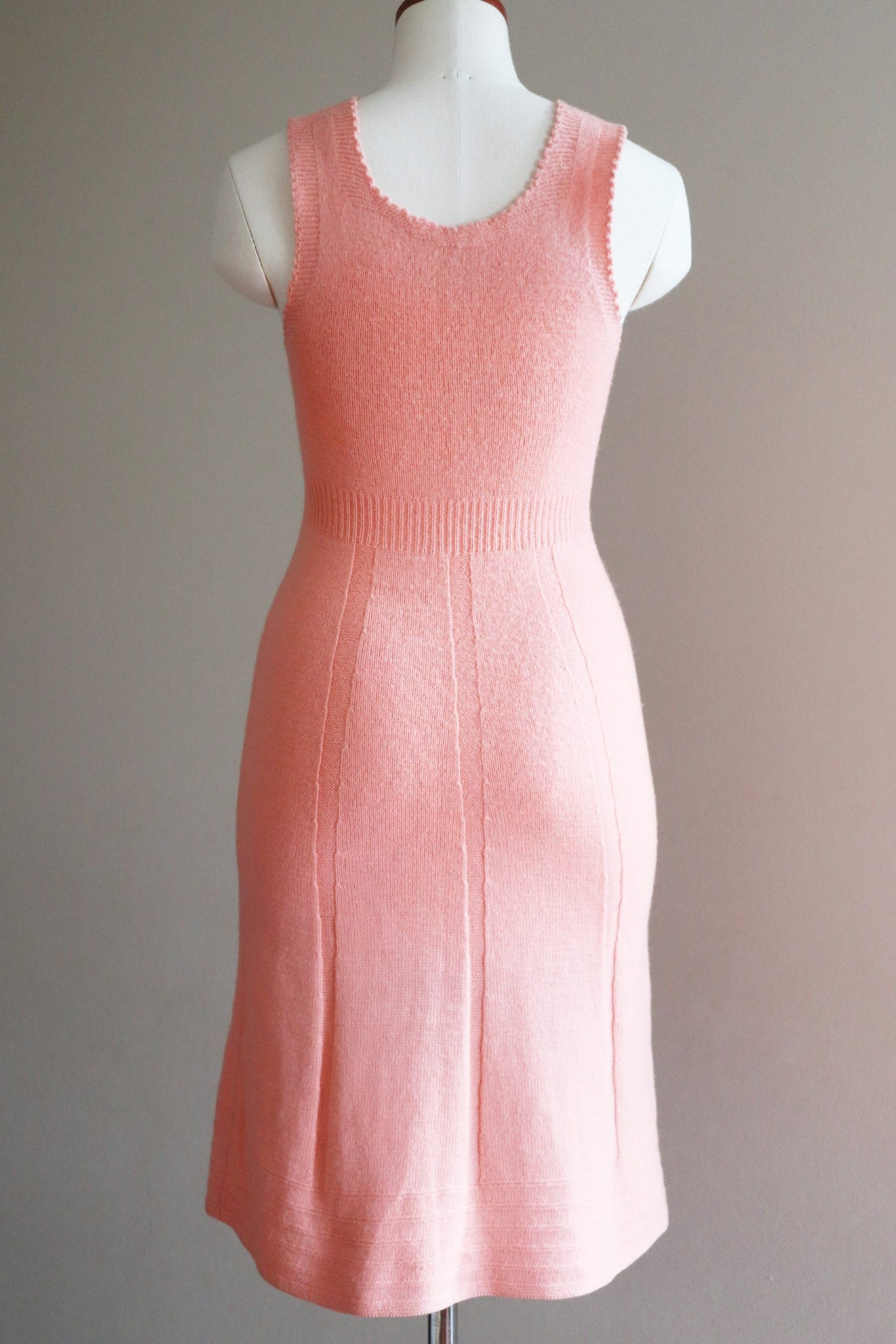 60s Hand Knit Mini Dress