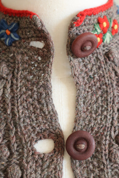 40s Hand Knit Austrian Cardigan