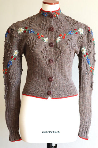 40s Hand Knit Austrian Cardigan