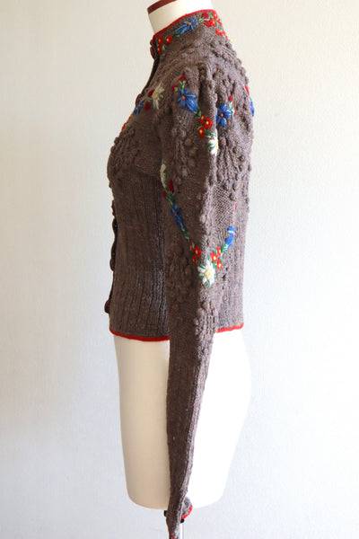 40s Hand Knit Austrian Cardigan