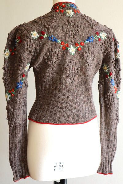 40s Hand Knit Austrian Cardigan
