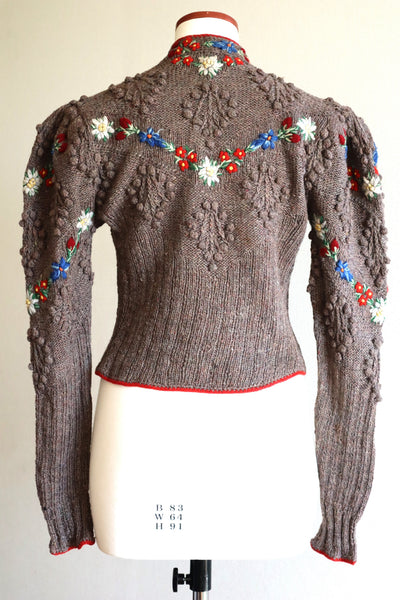 40s Hand Knit Austrian Cardigan