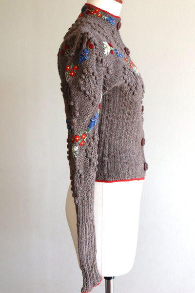40s Hand Knit Austrian Cardigan