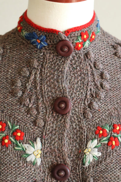 40s Hand Knit Austrian Cardigan