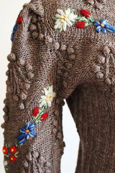 40s Hand Knit Austrian Cardigan