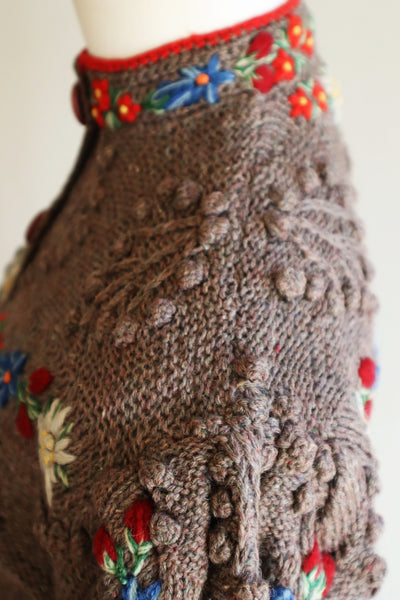 40s Hand Knit Austrian Cardigan