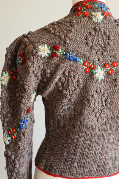 40s Hand Knit Austrian Cardigan