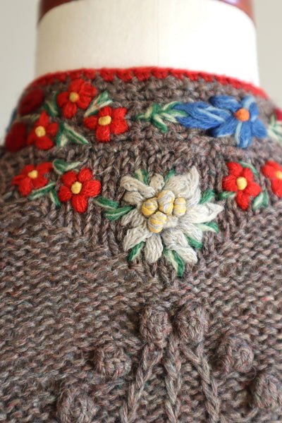 40s Hand Knit Austrian Cardigan