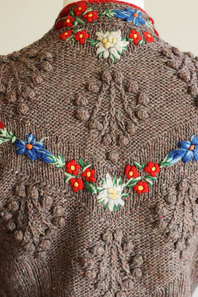 40s Hand Knit Austrian Cardigan