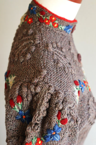 40s Hand Knit Austrian Cardigan