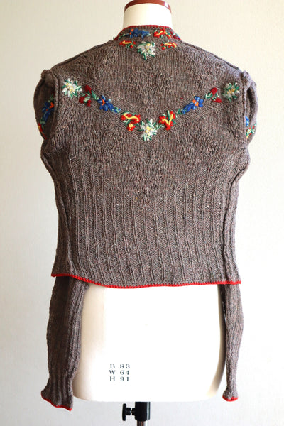 40s Hand Knit Austrian Cardigan